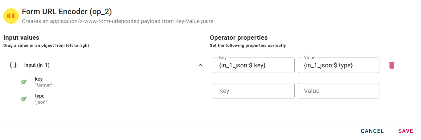 formUrlEncModal
