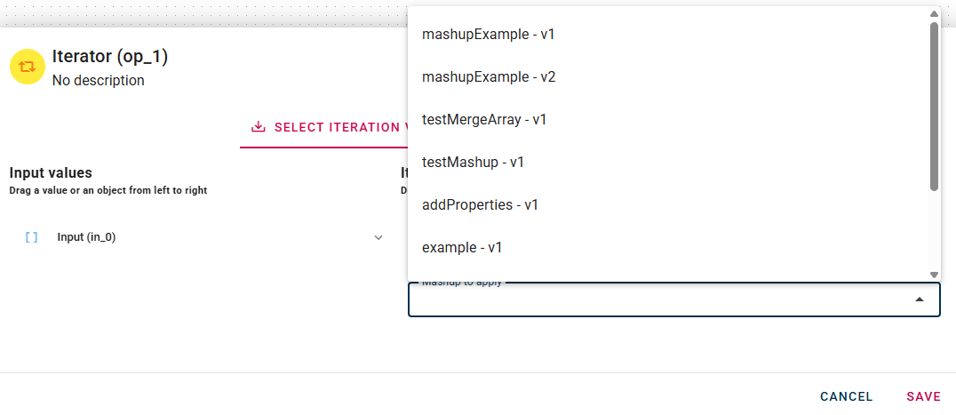 IteratorSelect