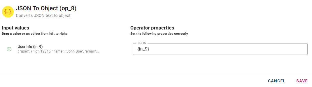 jsonToObjModal