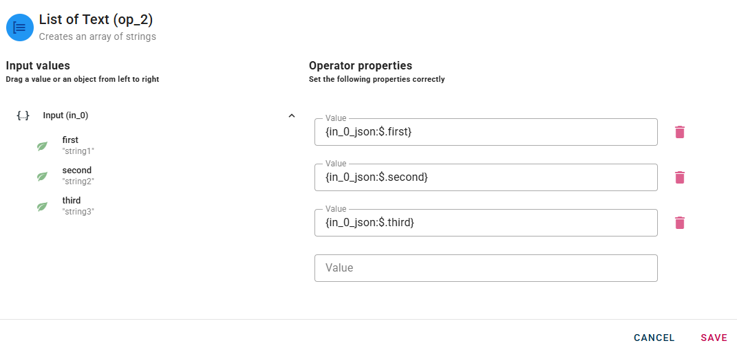 listOfTextModal